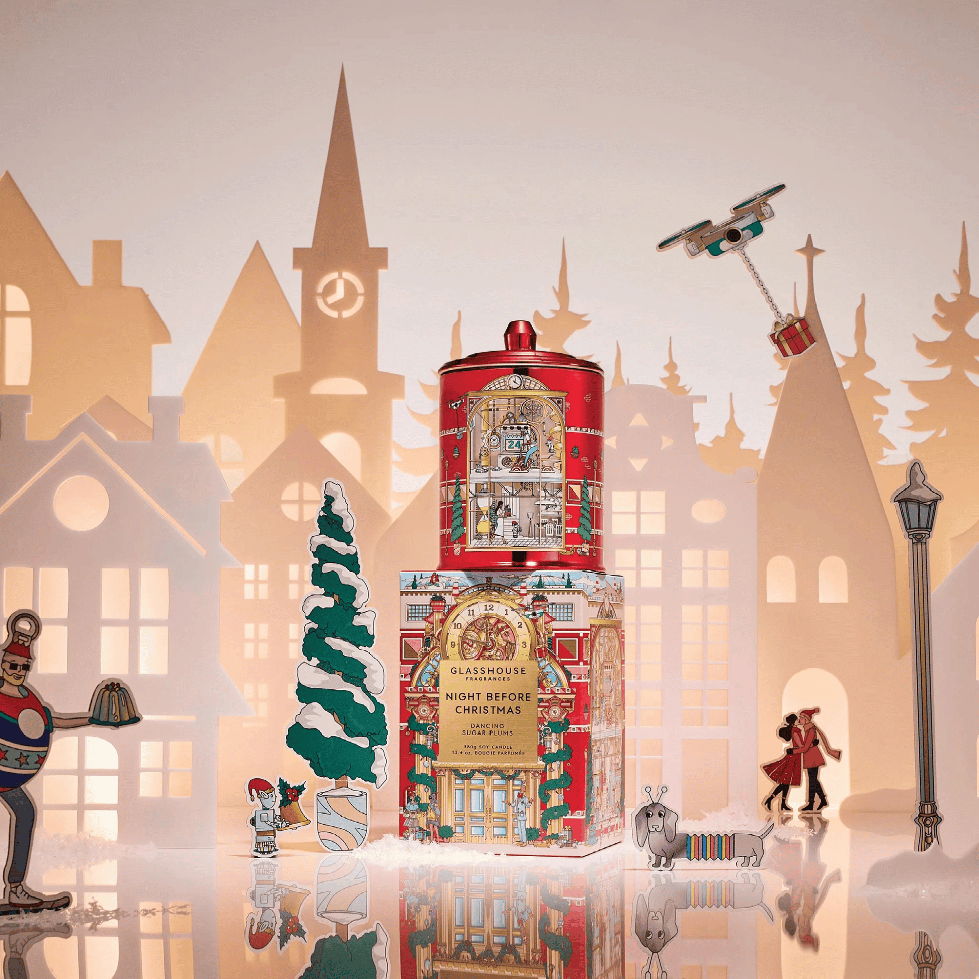 Alternate Image of Holiday Night Before Christmas Candle