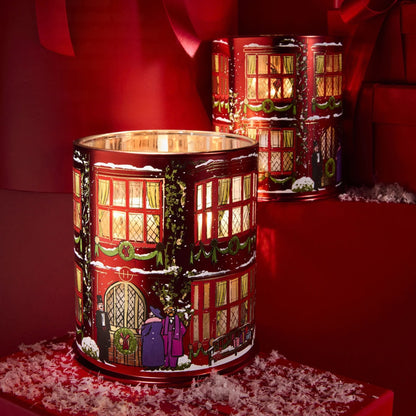 Alternate  Image of Holiday Night Before Christmas Candle, illustrated candle vessel and box