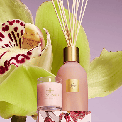 Alternate Image of Radiance In Bloom Candle, pink candle