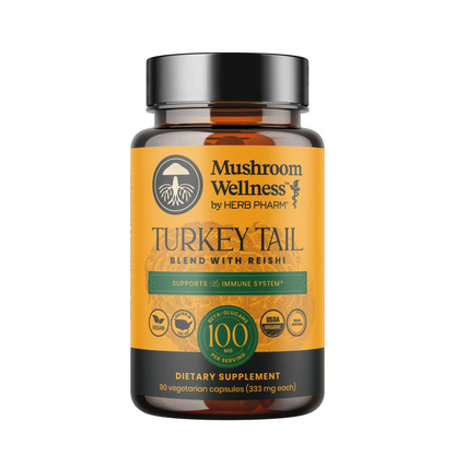 primary image of herb pharm turkey tail blend