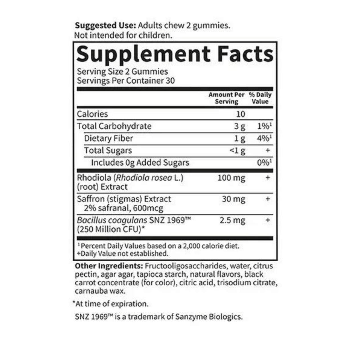 Garden of Life Stress Relief Gummies (60 count) 10087017 Smallflower