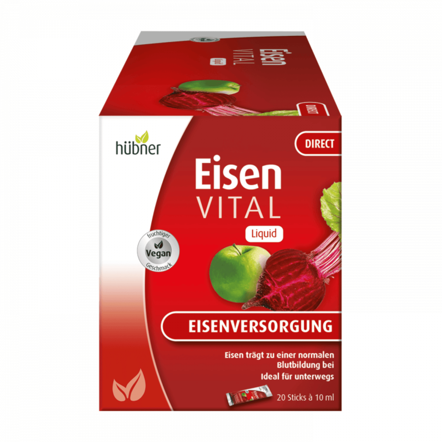 Alternate Image of Iron Vital Liquid Direct (20 x 10 ml), red and white box