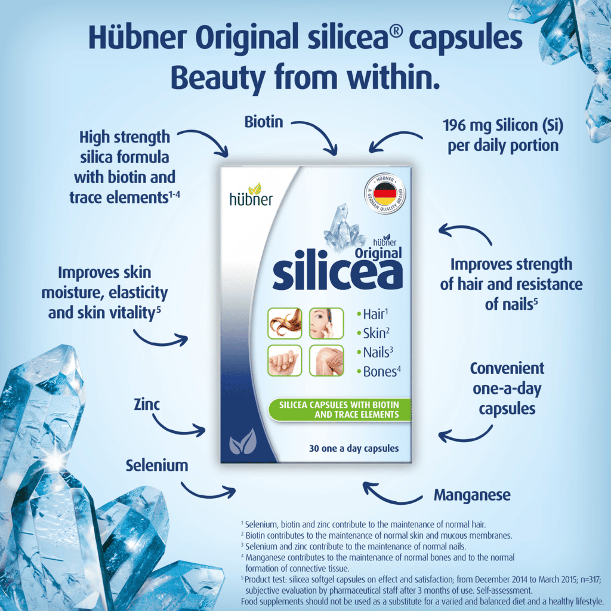 Alternate Image of Silicea one a day capsules, blue and white box
