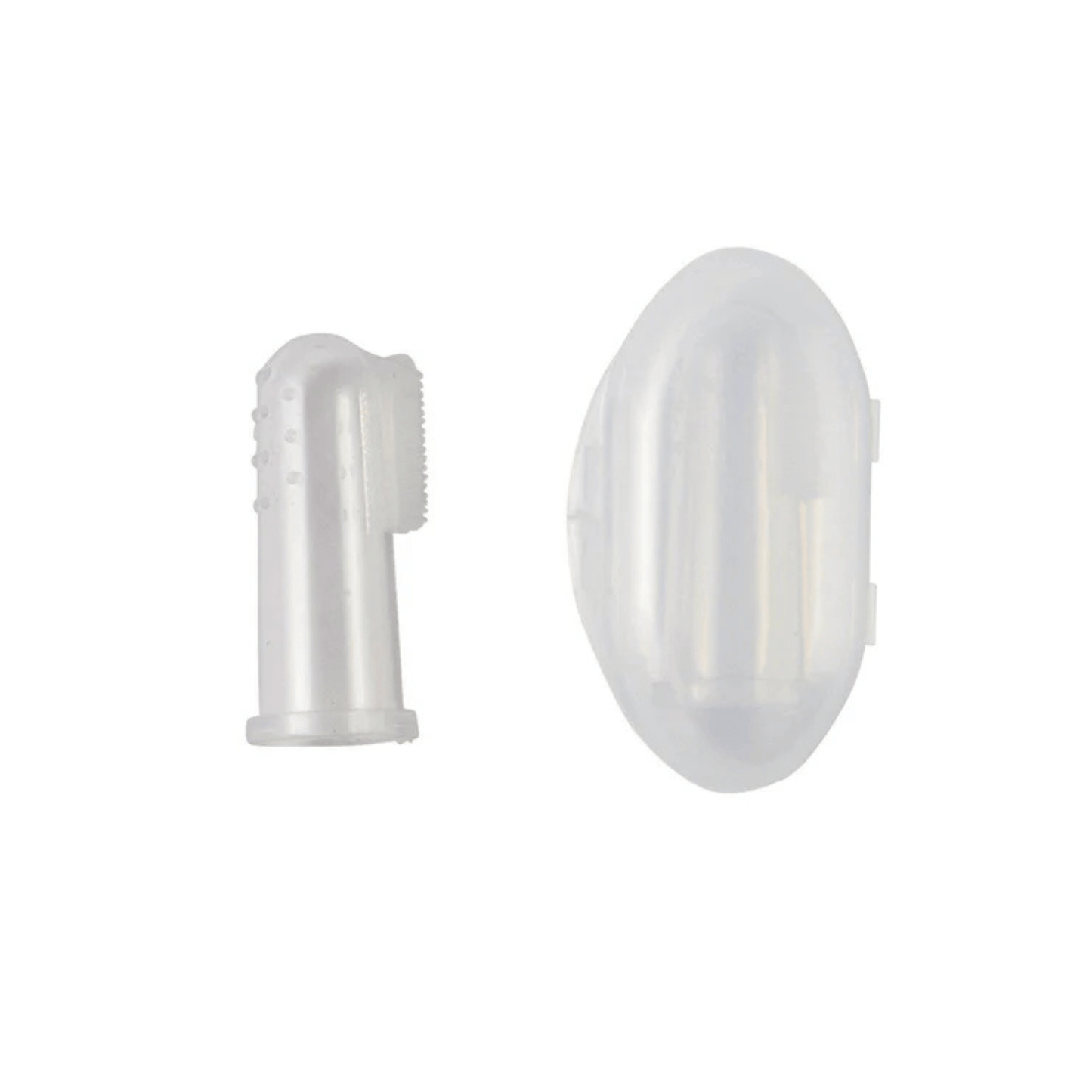 Alternate Image of Silicone Finger Brush, clear silicone finger brush
