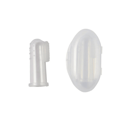 Alternate Image of Silicone Finger Brush, clear silicone finger brush