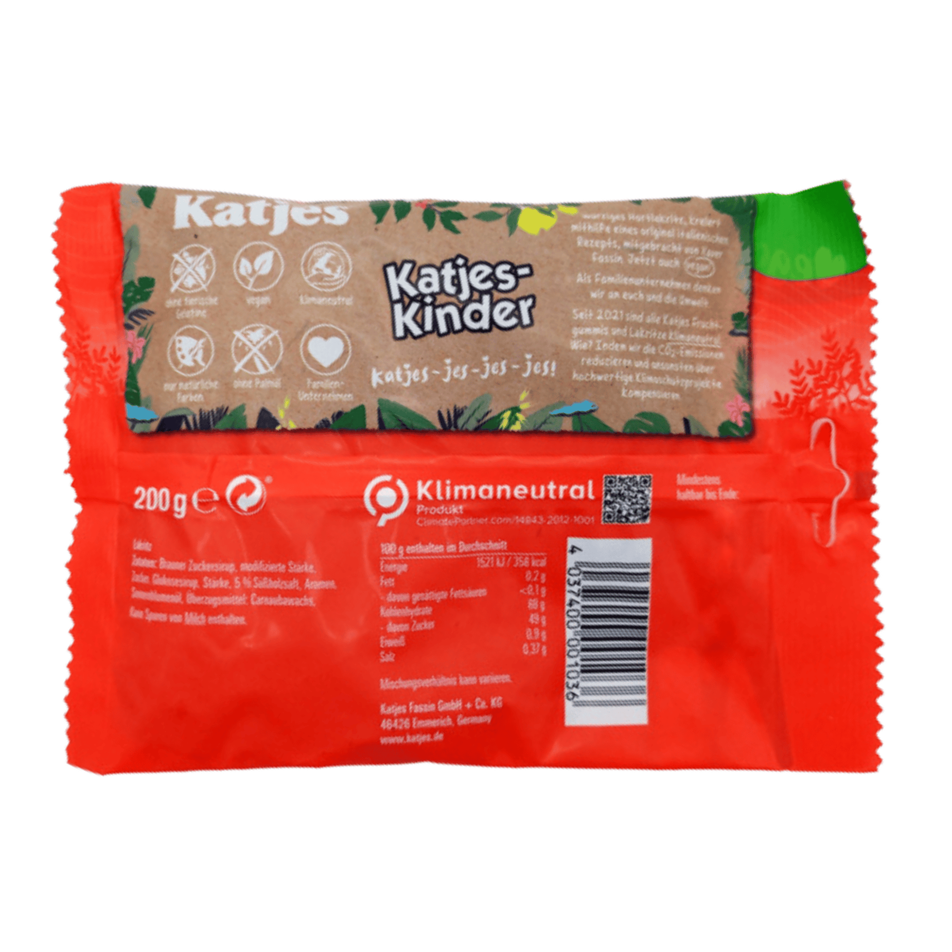 Katjes Kinder Licorice CatShaped Drops (200 g) Smallflower