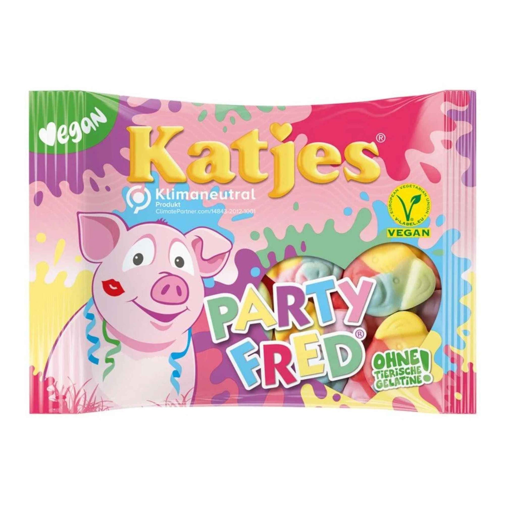 Primary Image of Party Fred Gummies, multi color gummy candy