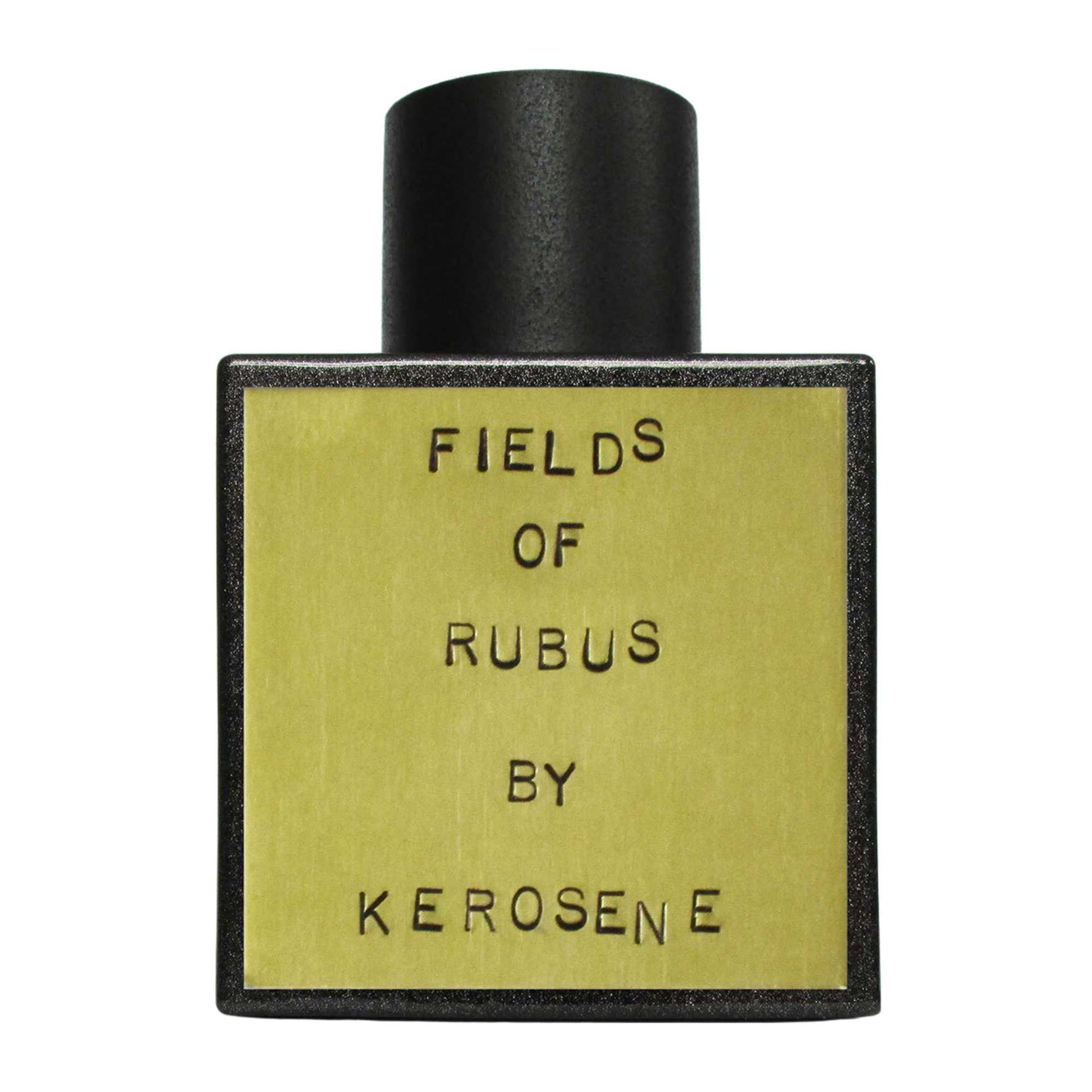 Primary Image of Fields of Rubus Eau De Parfum, black bottle with brass label