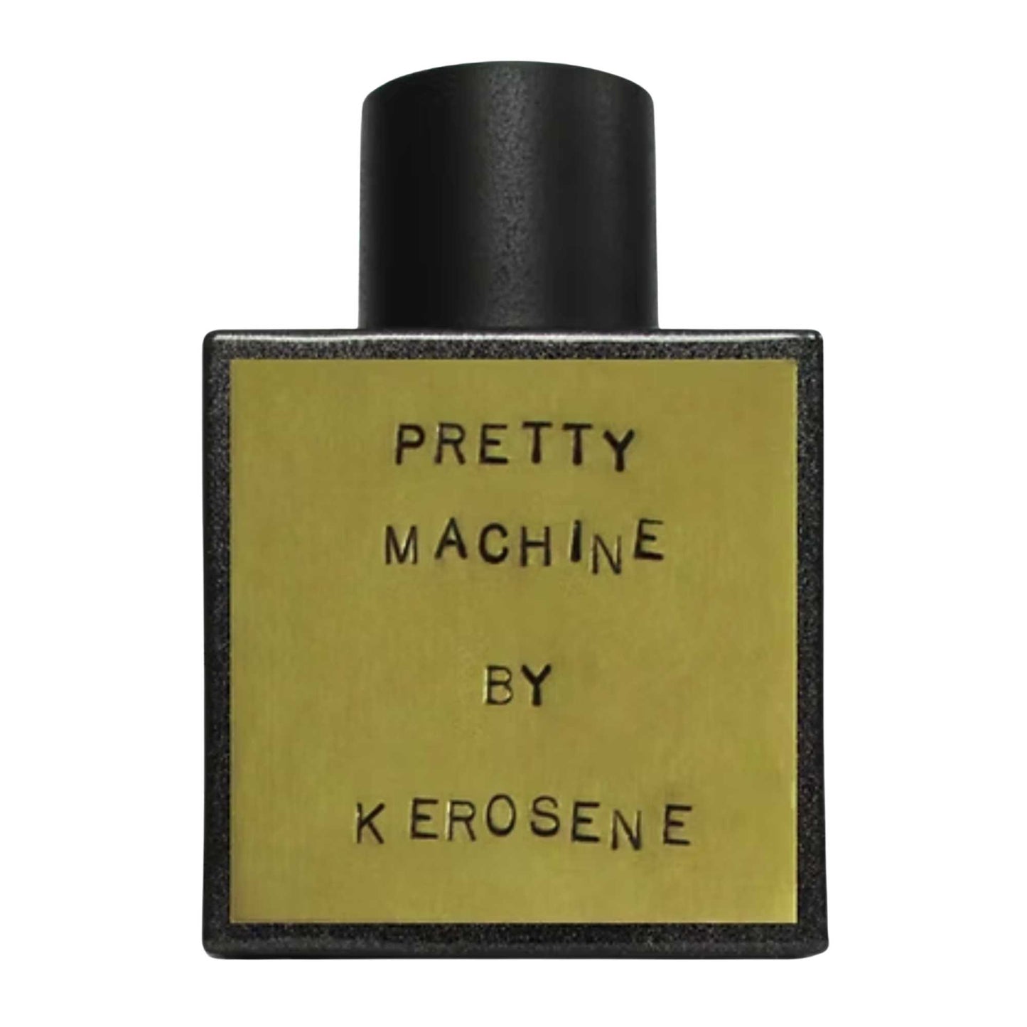 Primary Image of Pretty Machine Eau De Parfum, black bottle with brass label