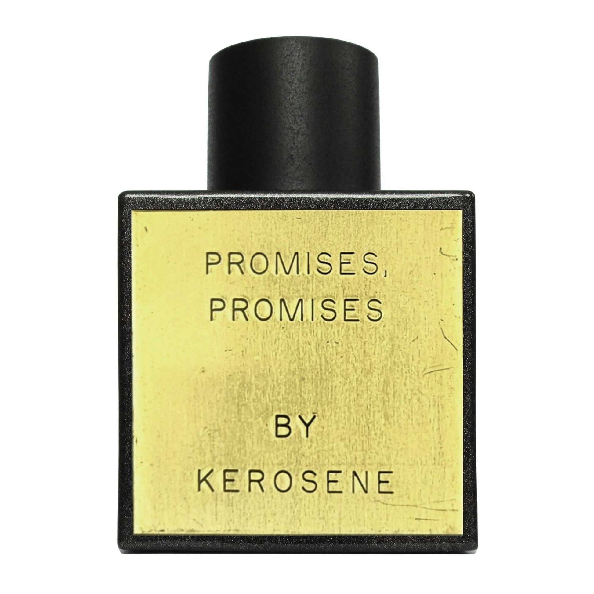 Primary Image of Promises, Promises Eau De Parfum, black bottle with brass label