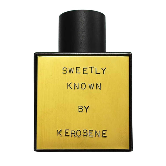 Primary Image of Sweetly Known Eau De Parfum, black bottle with brass label
