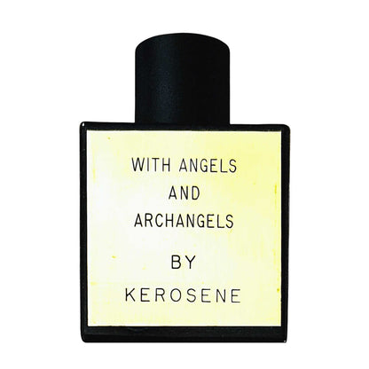 Primary Image of With Angels and Archangels Eau De Parfum, black bottle with brass label