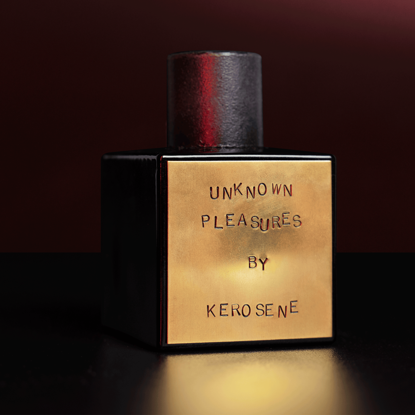 Alternate Image of Unknown Pleasures EDP, black perfume bottle with brass label plate