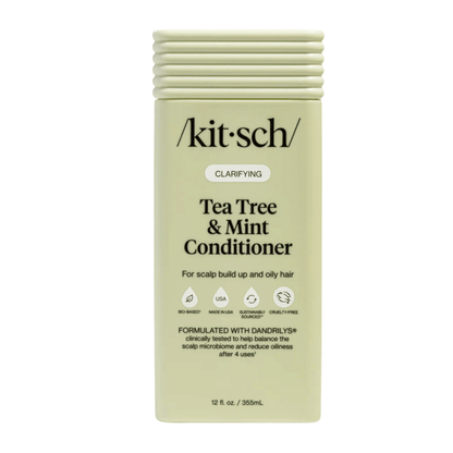 Primary Image of Clarifying Tea Tree & Mint Conditioner, green conditioner bottle