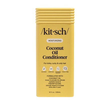 Primary Image of Moisturizing Coconut Oil Conditioner, yellow conditioner bottle