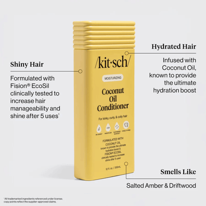 Alternate Image of Moisturizing Coconut Oil Conditioner, yellow conditioner bottle