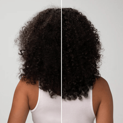 Alternate Image of Moisturizing Coconut Oil Shampoo, before and after hair