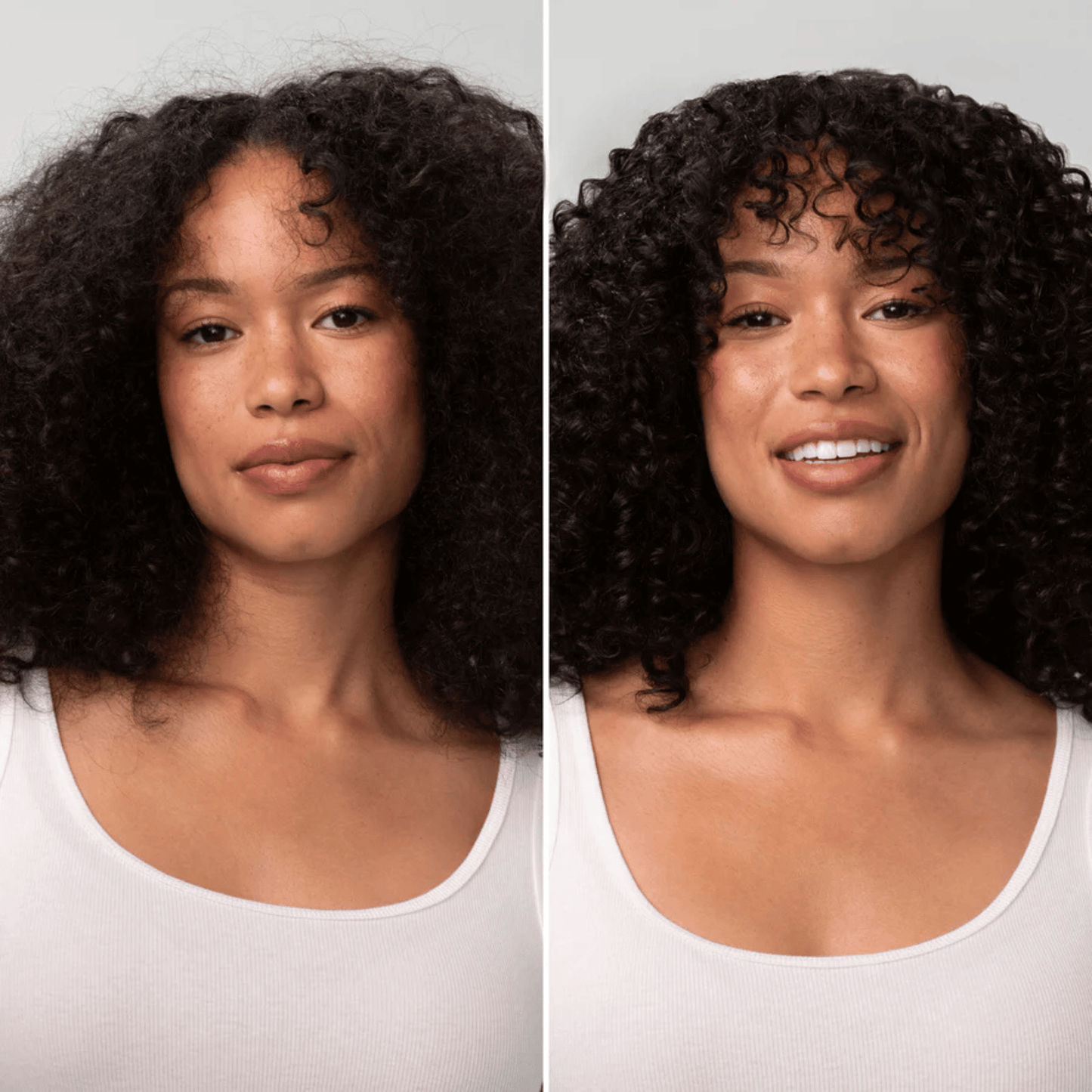 Alternate Image of Moisturizing Coconut Oil Shampoo, before and after hair