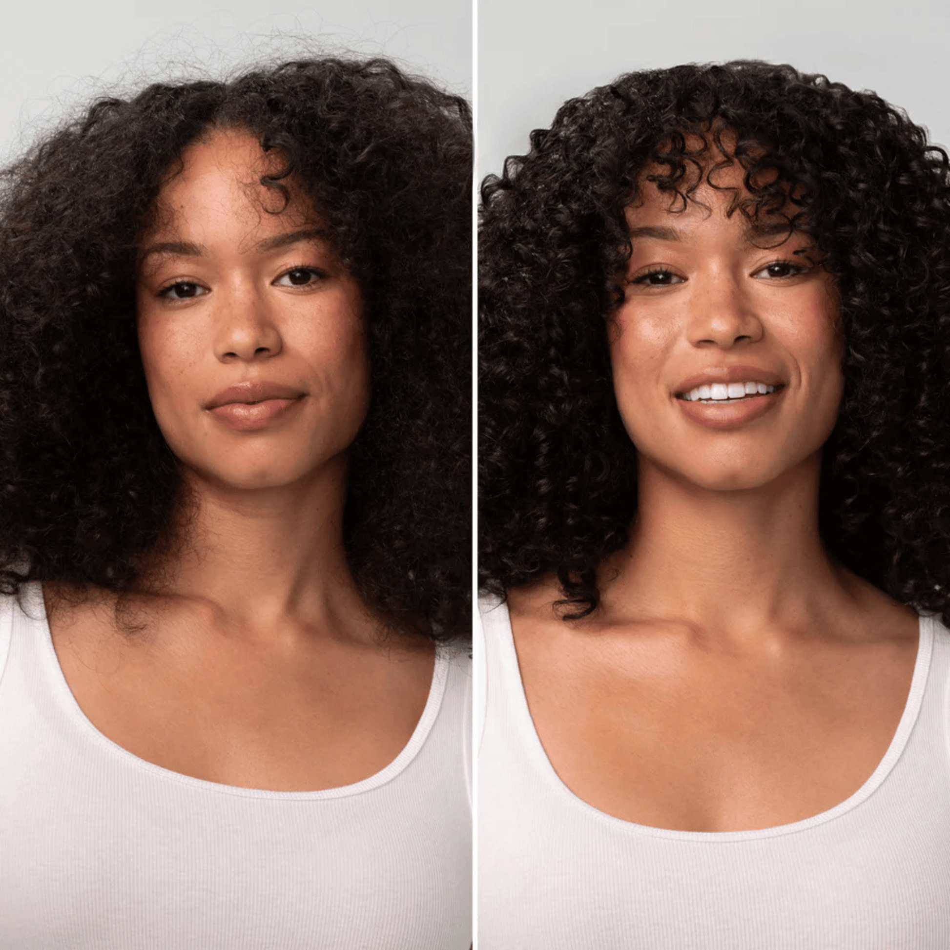 Alternate Image of Moisturizing Coconut Oil Shampoo, before and after hair