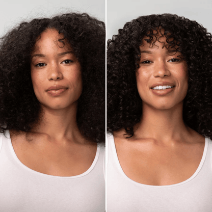 Alternate Image of Moisturizing Coconut Oil Shampoo, before and after hair