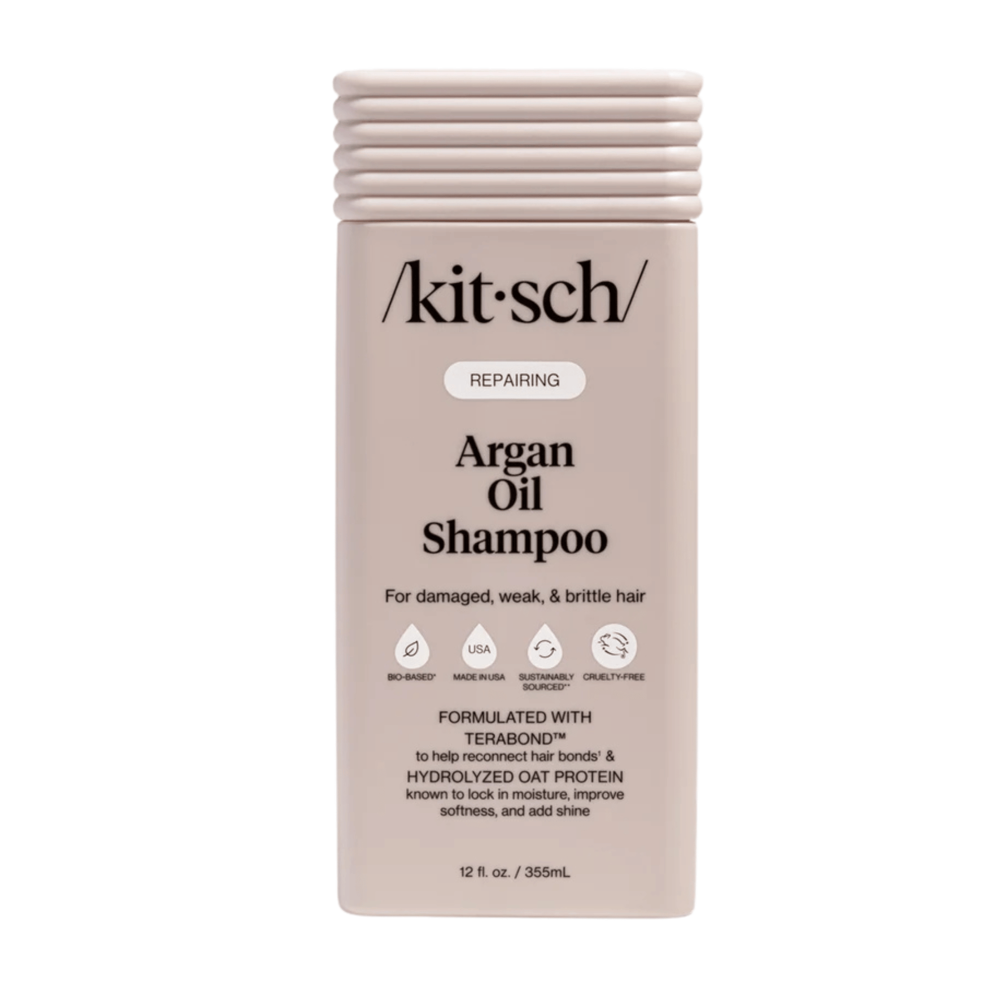 Primary Image of Repairing Argan Oil Shampoo, pink shampoo bottle