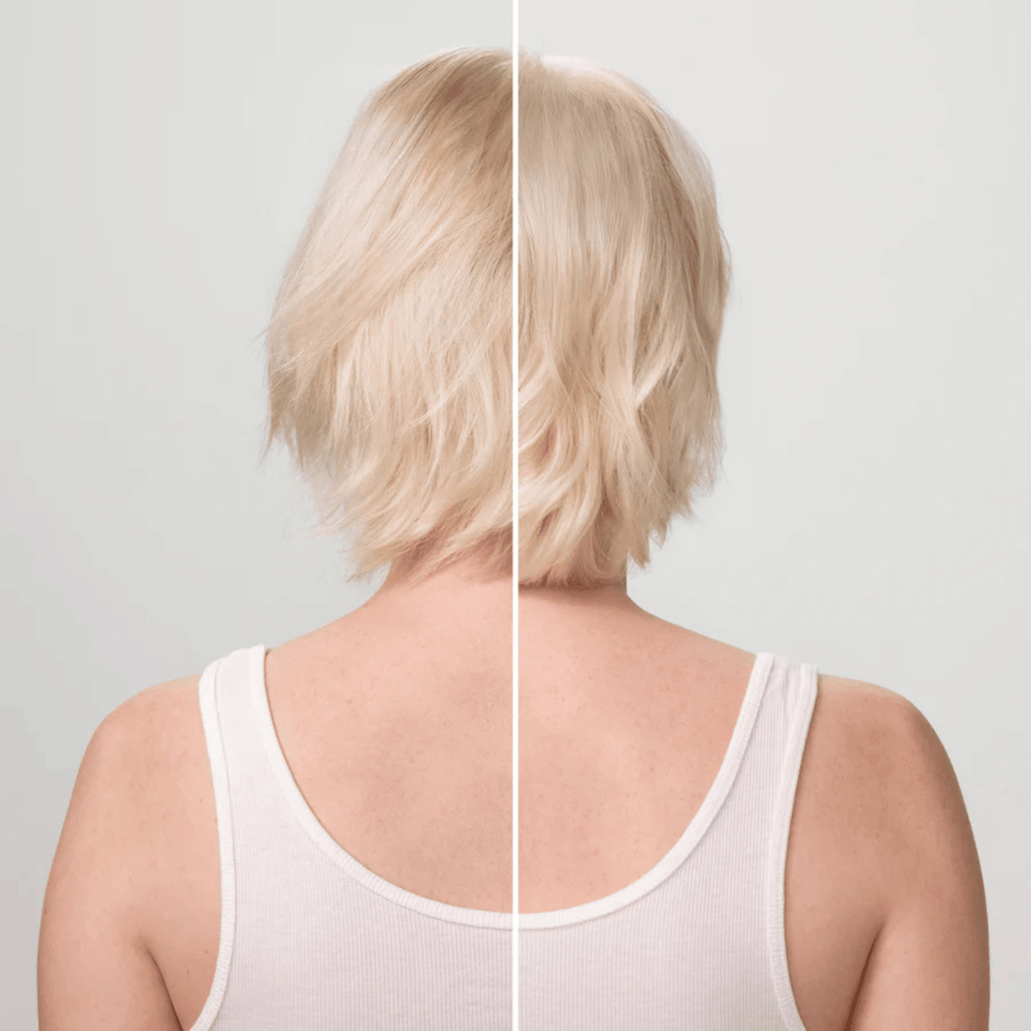 Alternate Image of Repairing Argan Oil Shampoo, before and after hair
