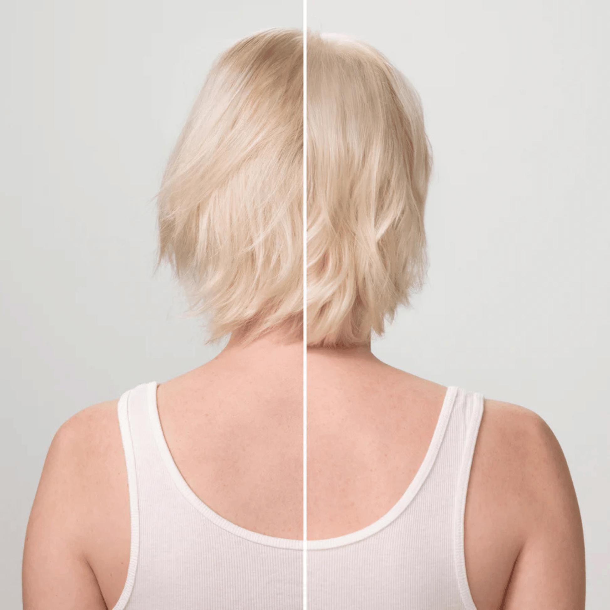 Alternate Image of Repairing Argan Oil Shampoo, before and after hair