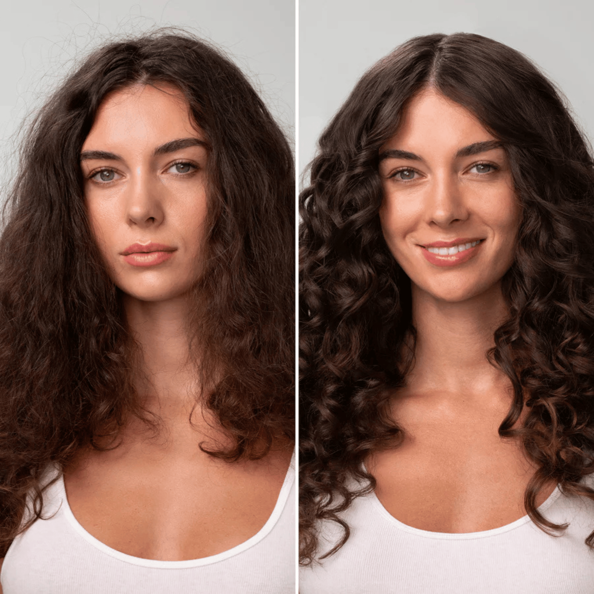 Alternate Image of Smoothing Castor Oil Shampoo, before and after hair