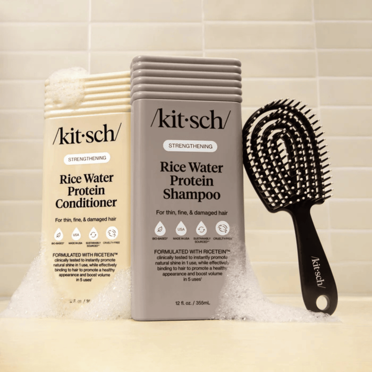 Alternate Image of Strengthening Rice Water, gray bottles