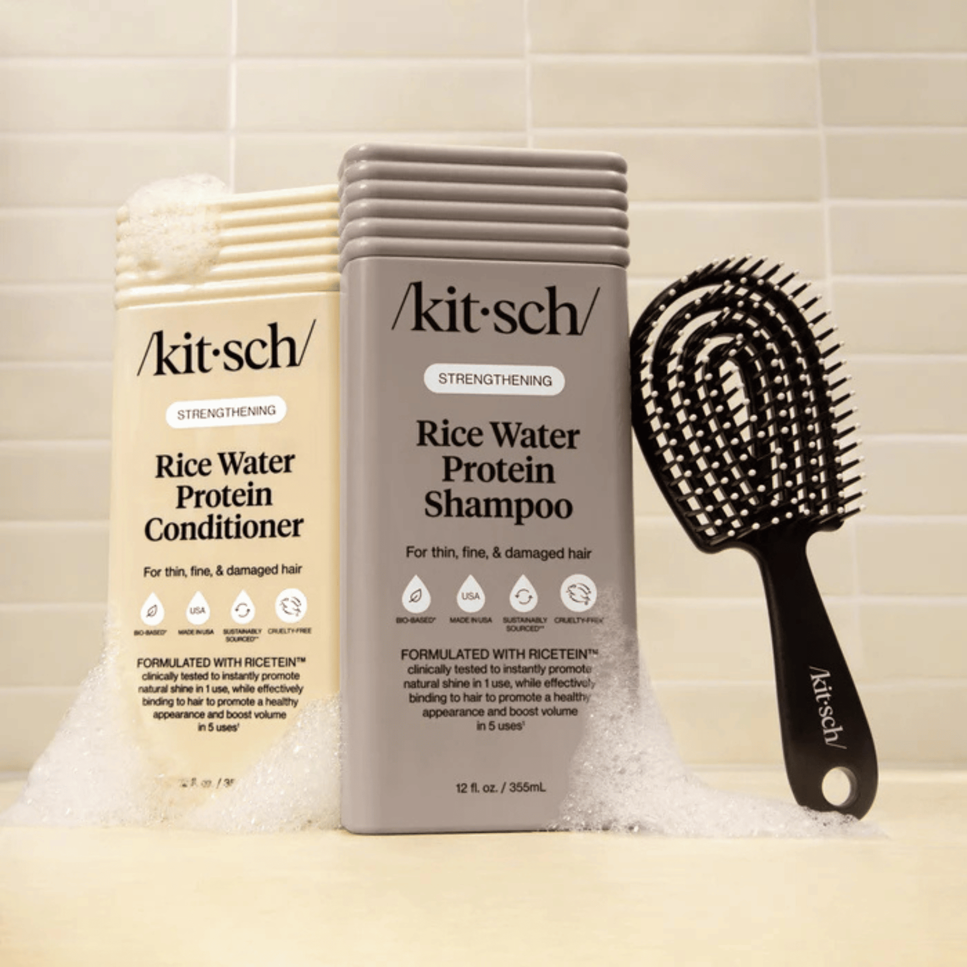 Alternate Image of Strengthening Rice Water, gray bottles