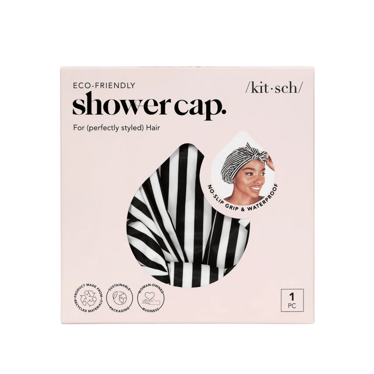 Alternate Image of  Shower Cap Stripes