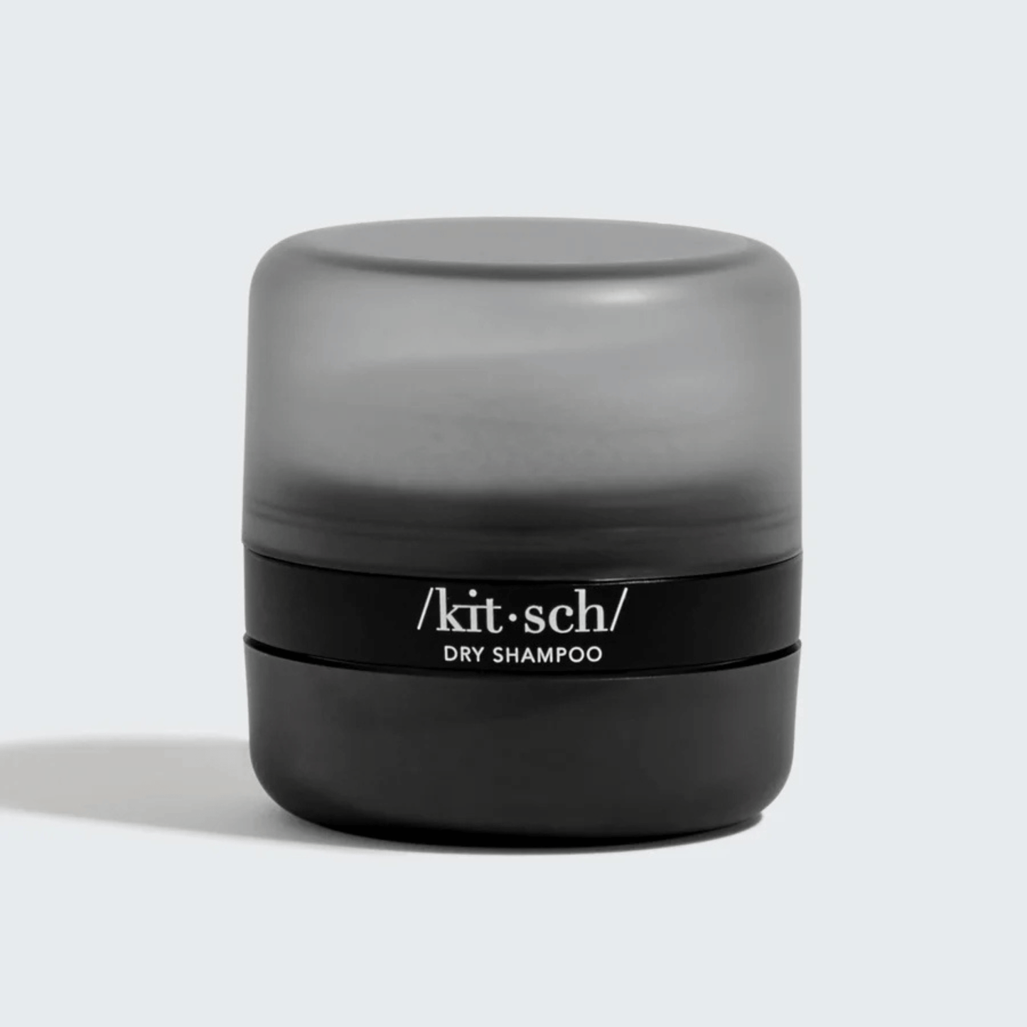 Alternate Image of Dark Tinted Volumizing Dry Shampoo Puff, small black dry shampoo container with puff