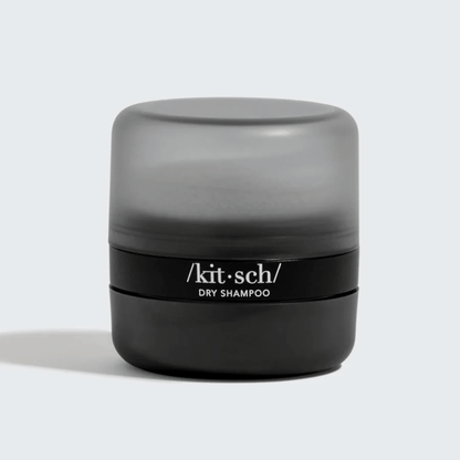 Alternate Image of Dark Tinted Volumizing Dry Shampoo Puff, small black dry shampoo container with puff