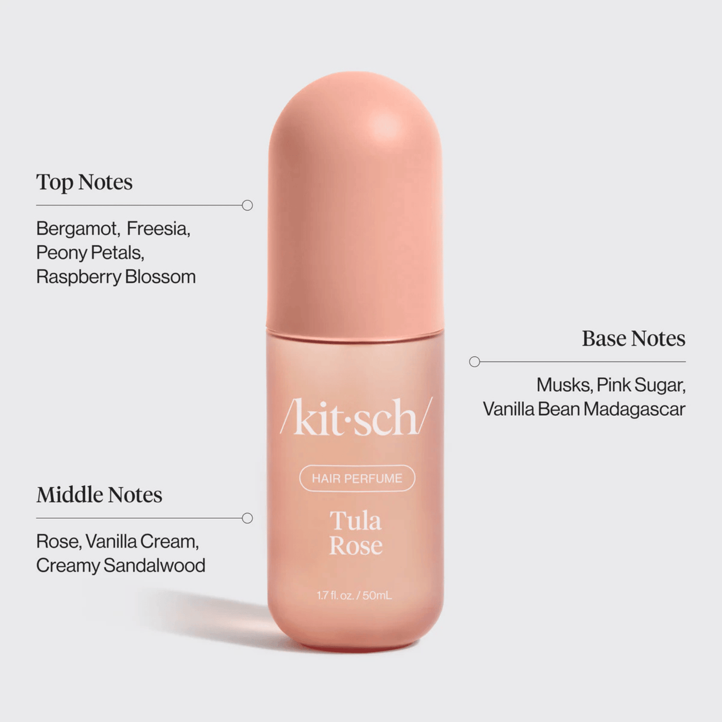 Alternate Image of Tula Rose Hair Perfume, pink mist bottle