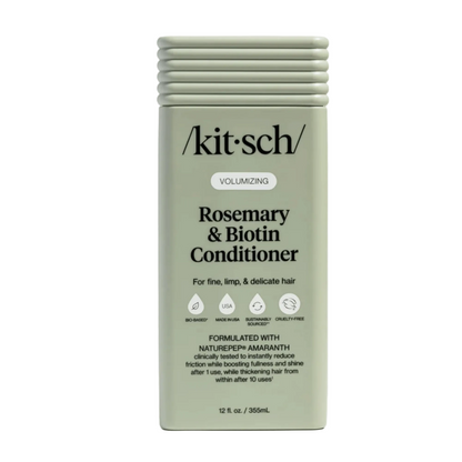 Primary Image of Volumizing Rosemary & Biotin Conditioner, green conditioner bottle