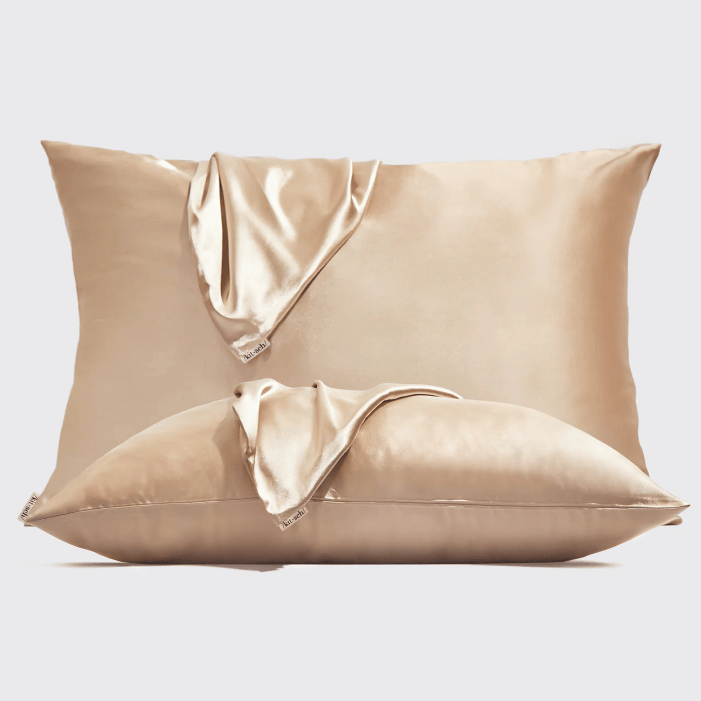 Alternate Image of Holiday Champagne Standard Satin Pillowcase 24