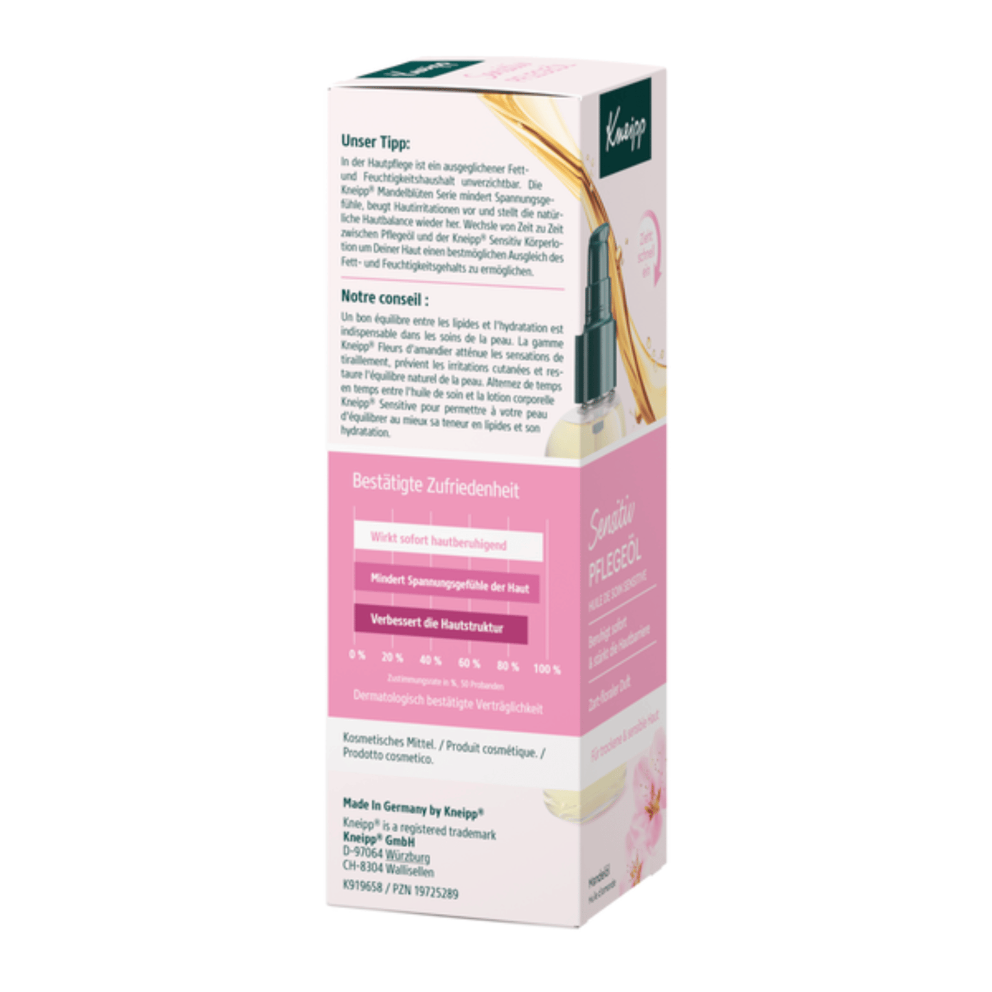Alternate Image of Almond Blossom Sensitive Care Body Oil, oil bottle box