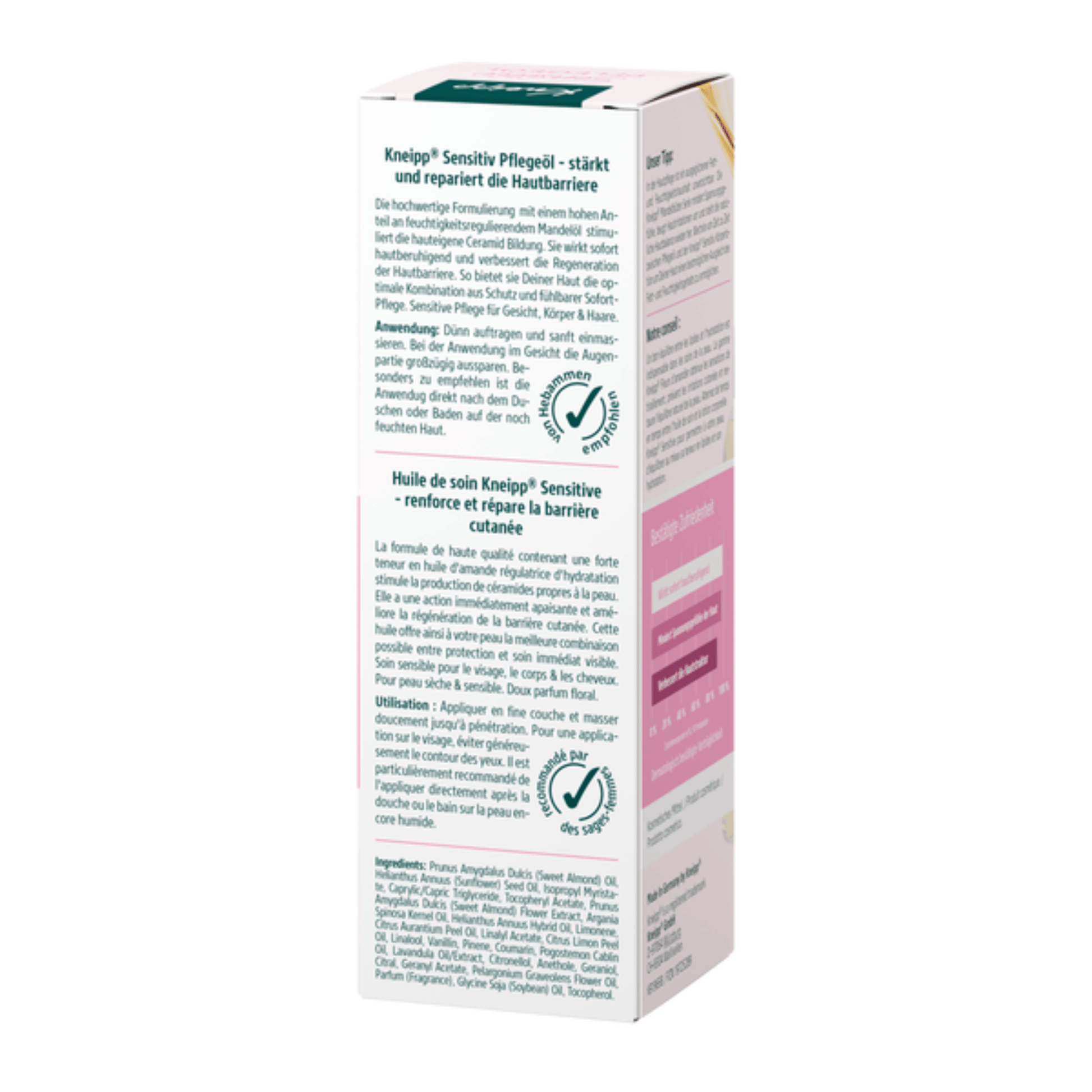 Alternate Image of Almond Blossom Sensitive Care Body Oil, oil bottle box