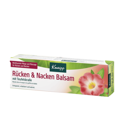 Alternate Image of Back & Neck Balm, green white and green tube and box