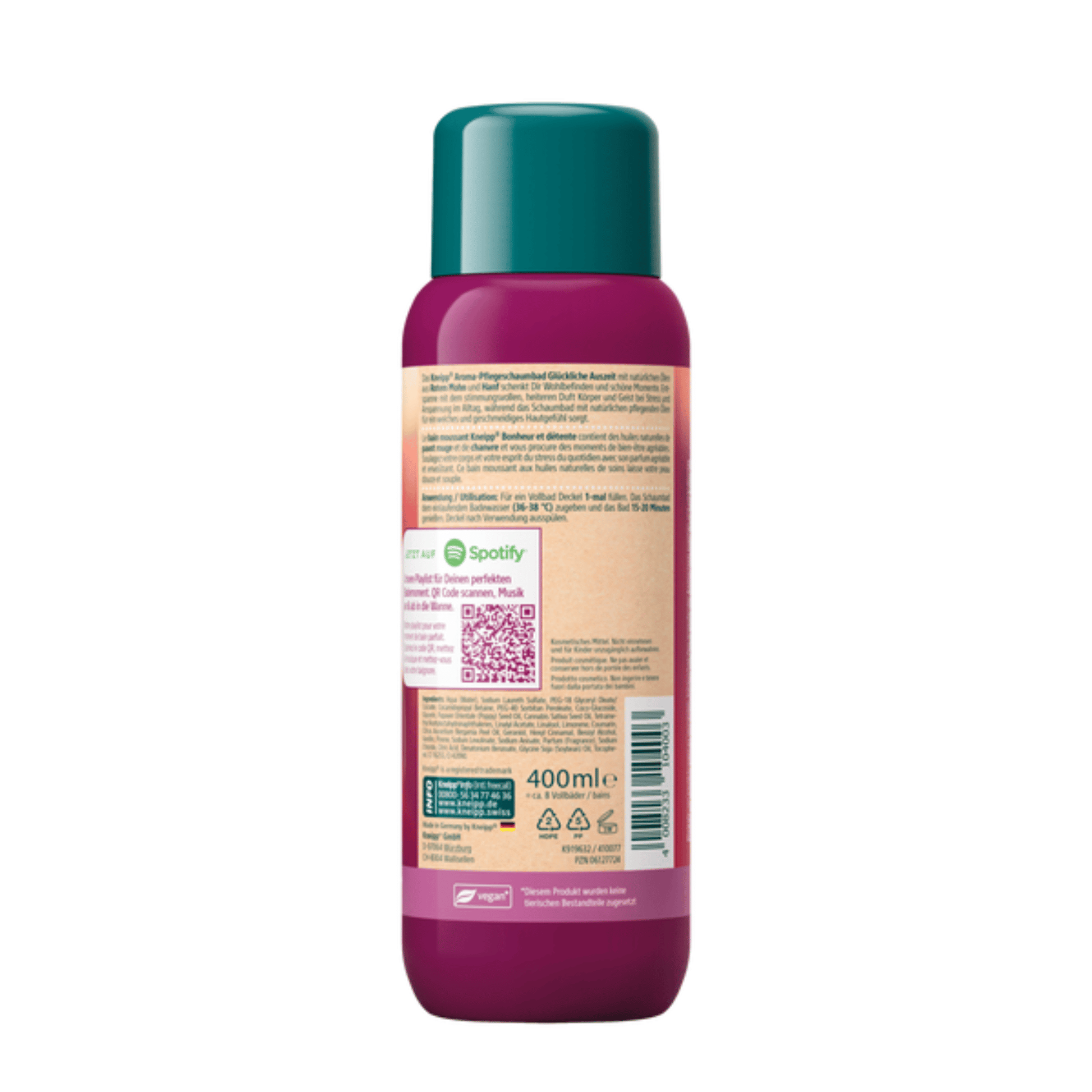 Alternate Image of Red Poppy & Hemp Happy Break Aroma Care Bubble Bath