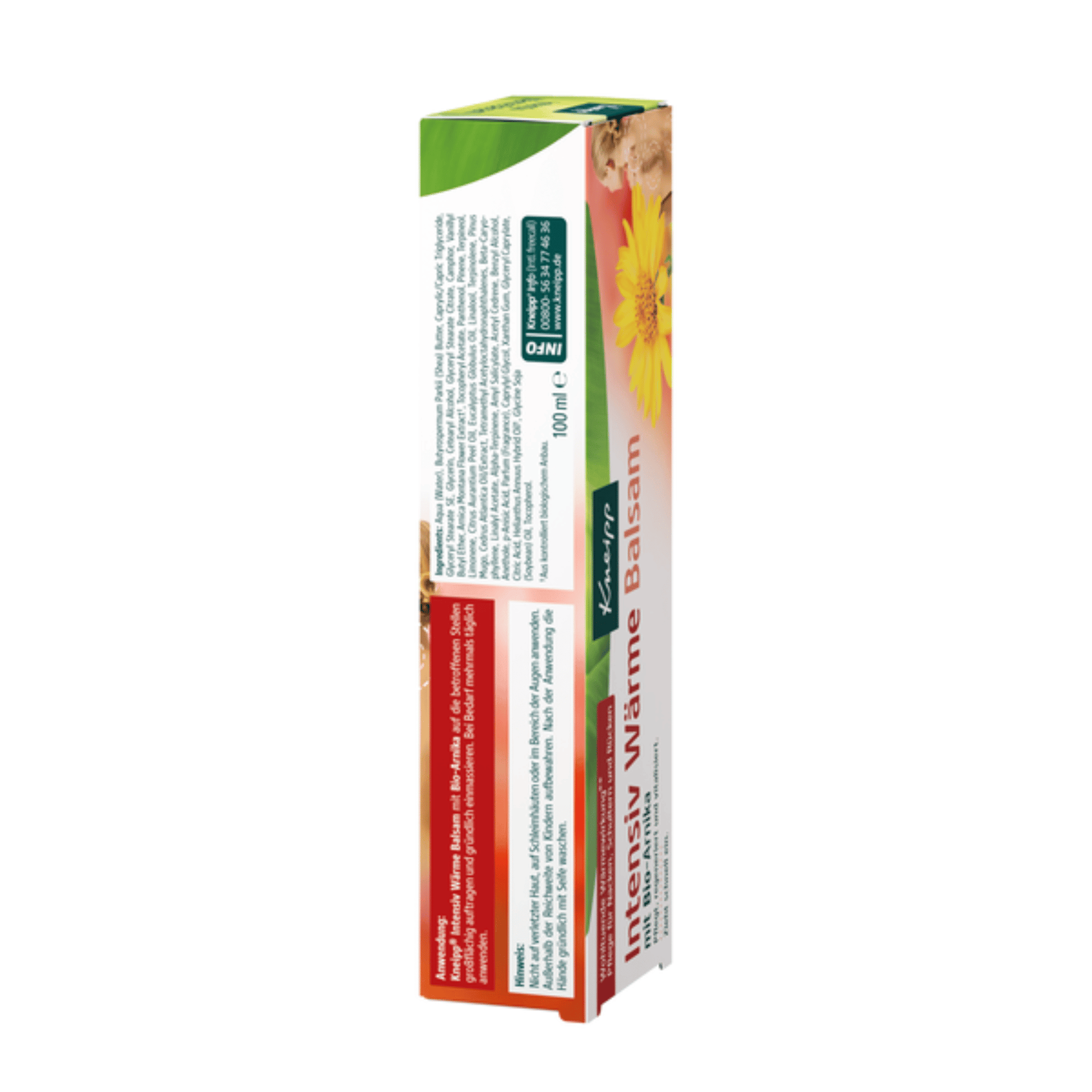 Alternate Image of Intensive Warming Balm With Organic Arnica, white orange and green box
