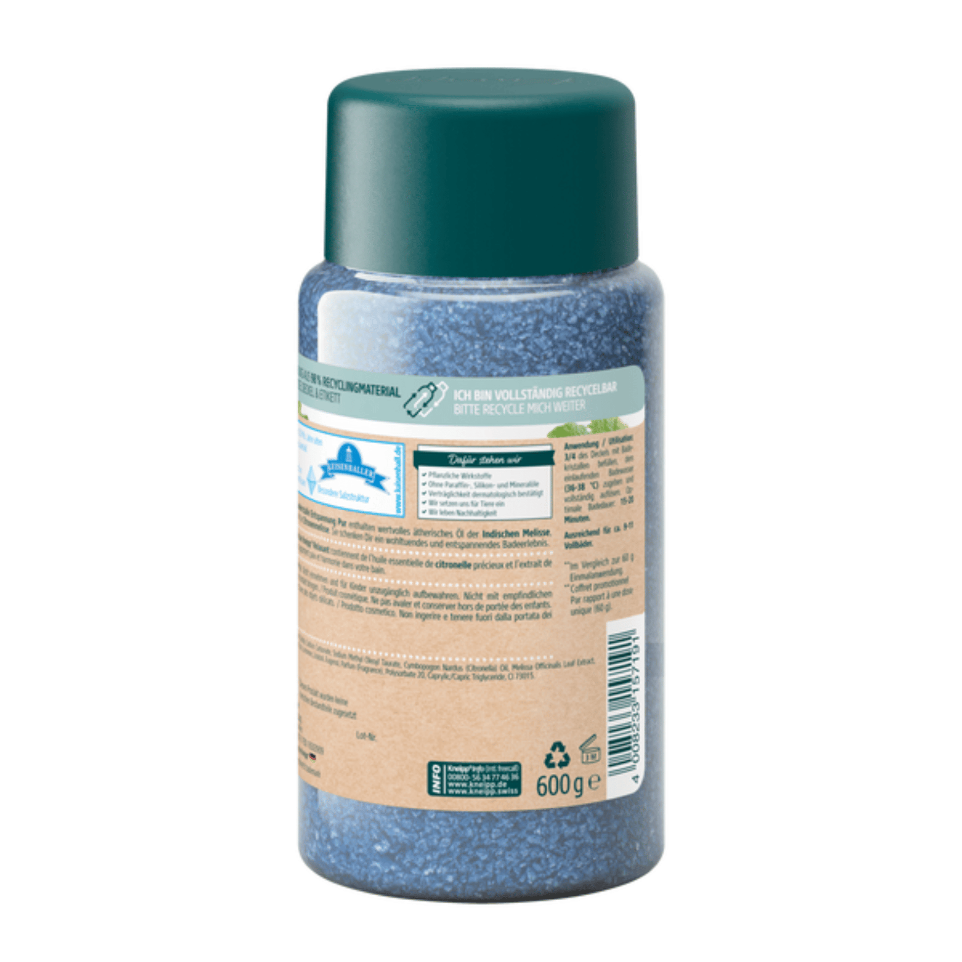 Alternate Image of Lemon Balm Pure Relaxation Bath Crystals