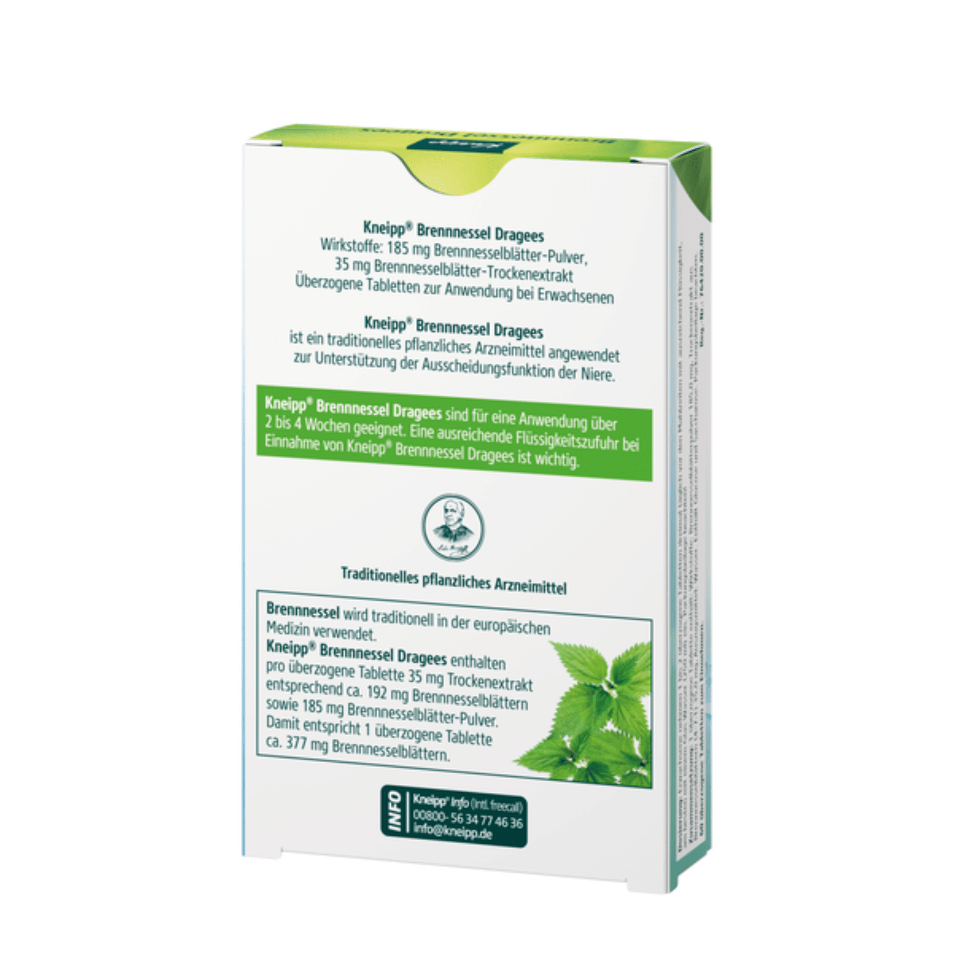 Alternate Image of Nettle Tablets, green and white supplement box