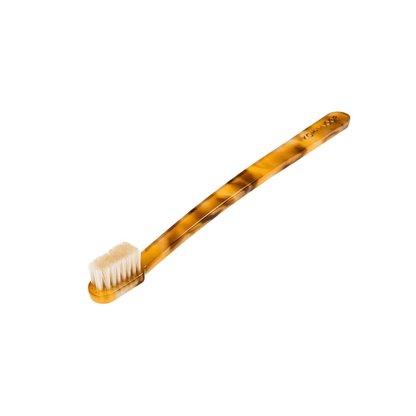 Primary Image of Honey Medium Natural Bristle Toothbrush