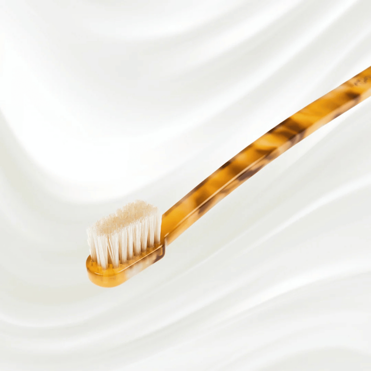 Alternate Image of Honey Medium Natural Bristle Toothbrush