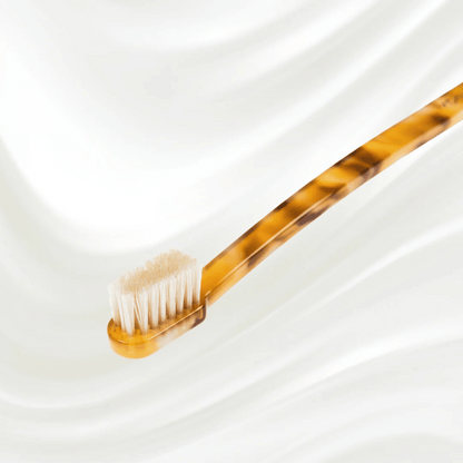 Alternate Image of Honey Medium Natural Bristle Toothbrush