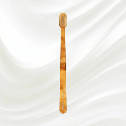 Alternate Image of Honey Medium Natural Bristle Toothbrush