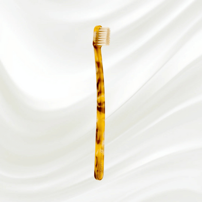 Alternate Image of Honey Medium Natural Bristle Toothbrush