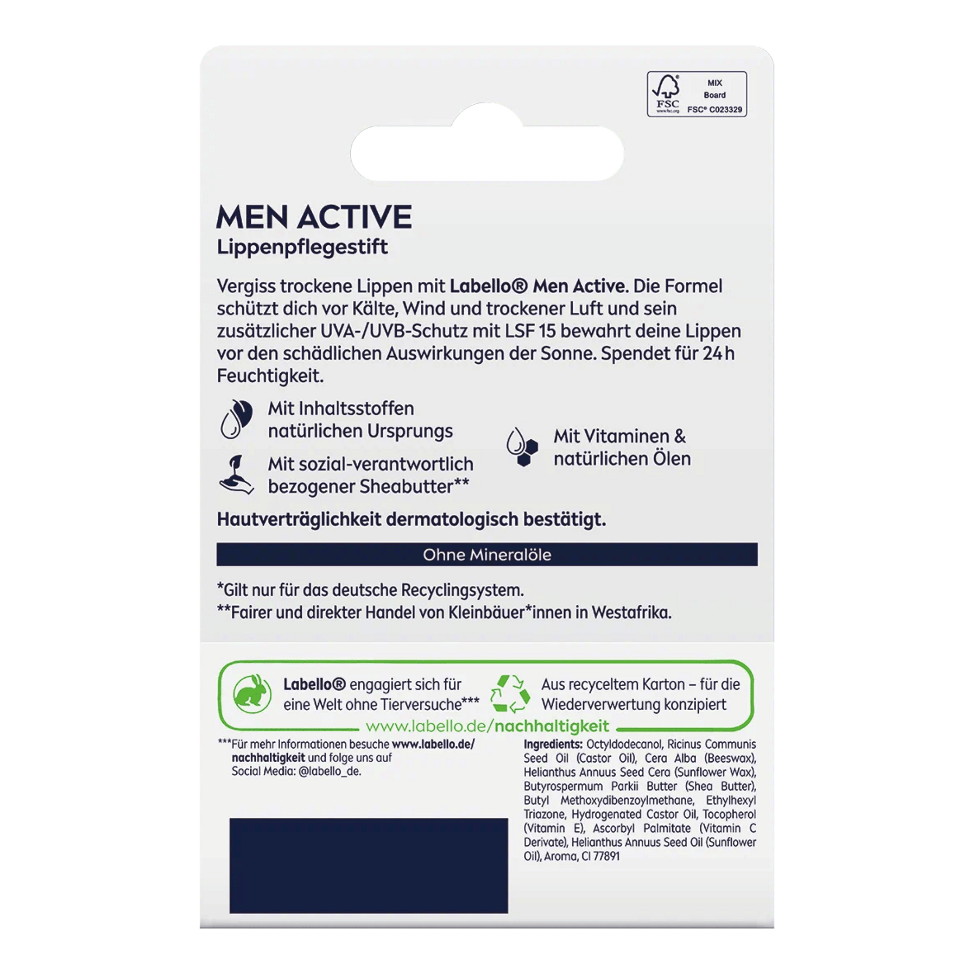 Alternate Image of Men Active Lip Balm