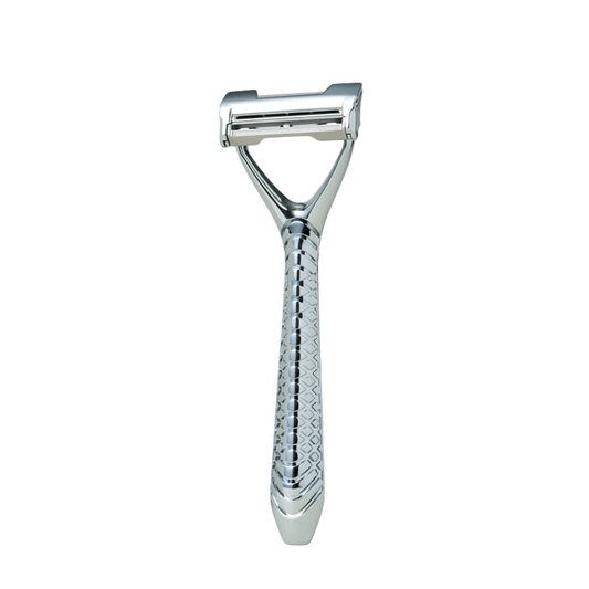 Primary Image of Leaf Two Chrome Razor, chrome razor